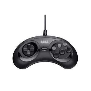 Mando Sega Megadrive Mini 6-B Retro-Bit Negro PC/MAC/Switch/Mega Drive Mini - Afbeelding 1 van 1