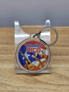 Llavero Acrílico Souvenir Maracas Guitarra Bandera Puerto Rico De Colección - Imagen 1 de 3