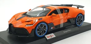 Maisto 1/18 Scale Diecast 46629 - Bugatti Divo - Orange/Black - Picture 1 of 5