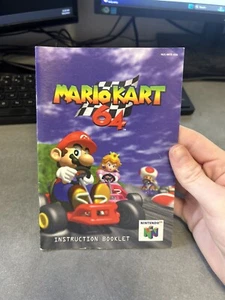 Mario Kart 64 (Nintendo 64 N64) Authentic Instruction Booklet Manual ONLY - Picture 1 of 2