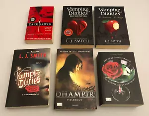 Vampir Bücher Bücherpaket 6x L.J. Smith Vampire Diaries Dhampir Halbblut DE &ENG - Bild 1 von 2