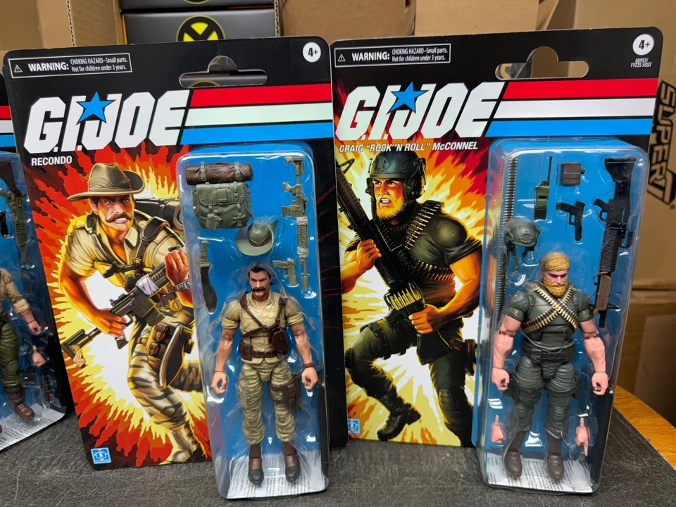 Hasbro G. I. Joe Action Frgure Classified Series Retro Card Back