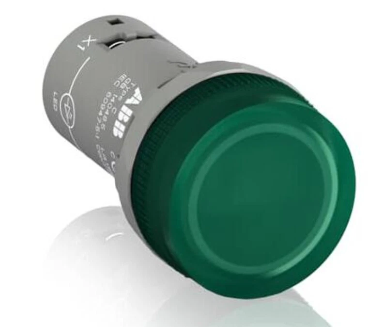 1pcs ABB push button switch Indicator light CL2-513G 110-130VAC - Image 1 of 1