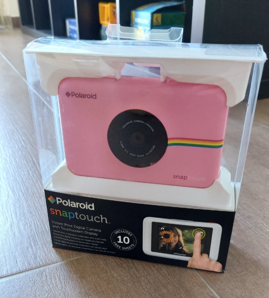 Polaroid Snaptouch Sofortdruck-Digitalkamera mit LCD-Display - Rosa im OVP - Bild 1 von 4