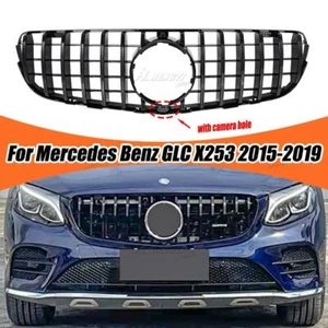 GRIGLIA ANTERIORE MERCEDES BENZ GLC X253 C253 2015-2019 MASCHERINA PROFILI NERA - Imagen 1 de 12
