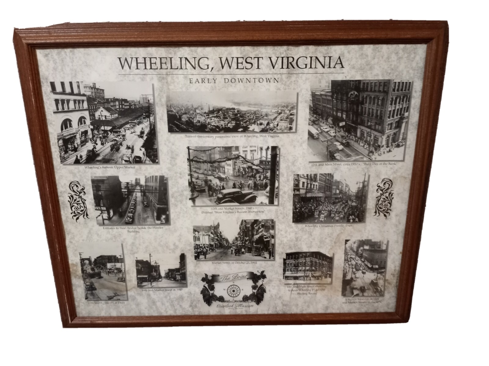 WHEELING WEST VIRGINIA VINTAGE PICTURE OF THE EARLY DOWNTOWN YEARS 18 X 22  | eBay