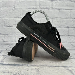 Zapato Deportivo Mujer Talla 7.5 Skechers Luna Nueva Total Eclipse Parte Superior Baja Negro 155388 - Imagen 1 de 12