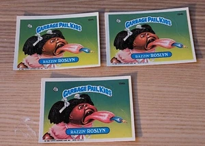 (3 Cards)1986 Topps Garbage Pail Kids - Razzin Roslyn #194b - Picture 1 of 2