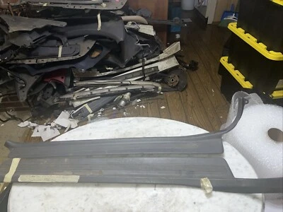 1995-1999 Mitsubishi Eclipse door sill plastic gray runner panels pass drive d7 - Image 1 of 4