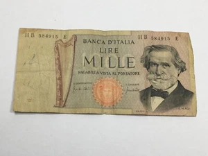 Billet Italie 1000 Lire 1969 (9-30) - Picture 1 of 2