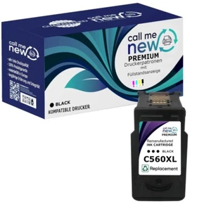 callmenew Premium TINTE PATRONE für Canon PG-560 XL schwarz Pixma TS 5300 5350 5 - Bild 1 von 1