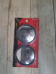 2X Blind Spot Mirror Auto 360° Wide Angle Convex Rear Side View Car Truck SUV - Picture 1 of 2