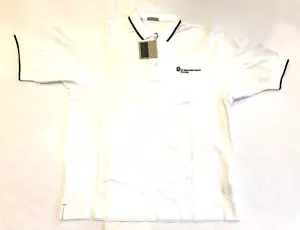 GE Polo Shirt Mens XL White Retail Sales Finance Cutter Buck Flag Logo New Tag - Picture 1 of 14