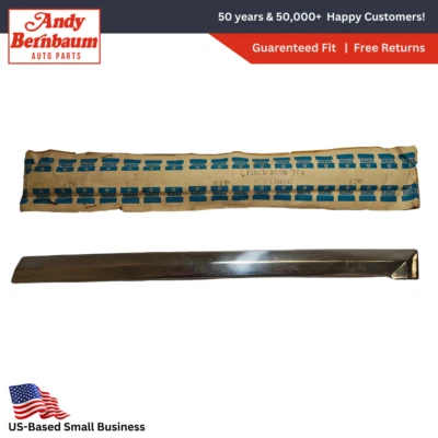 Dodge B-Body 1966-70 Plymouth apertura puerta delantera izquierda moldura cromada 2570754 nuevo de stock Foto 1 de 4