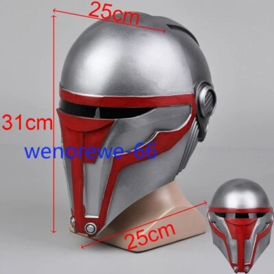 Star Wars Darth Revan Mask Sith Lord Helmet PVC Cosplay Props Halloween Costume - Image 1 of 4