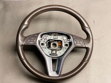 12-15 Mercedes W204 C250 C300 E350 Sport Driving Steering Wheel Beige OEM