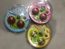 CONTENITORE LENTI A CONTATTO COLORATO ANIMALI NUOVO IN BOX CON CATENELLA