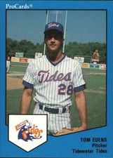 1989 Tidewater Tides ProCards #1956 Tom Edens