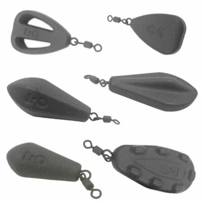 Karpfenblei Life-ORANGE Pulver Beschichtung Bleie mit Wirbeln Carp Outline Leads - Bild 1 von 4