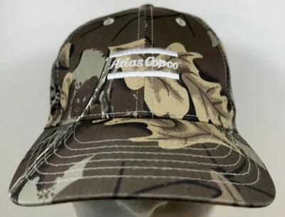 Atlas Copco Hat Swedish Industrial Tools Equipment Co. Cap Camo Air Gas - Image 1 of 4