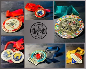 IBF, IBO, WBA, WBC, WBO & Ring Magazin Medaillen Boxen Meisterschaft Medaillenband - Bild 1 von 28