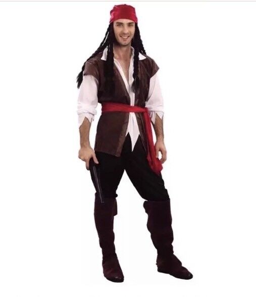 Preços baixos em Traje Completo Fantasias Para Homens Jack Sparrow