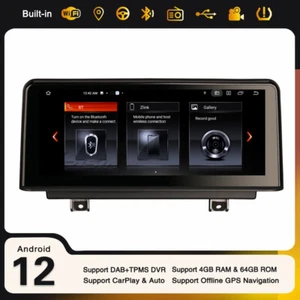 10,25" Android 13 Autoradio Navi 64GB 8-Core CarPlay BMW 1 F20 F21 2 F22 F23 NBT - Bild 1 von 24