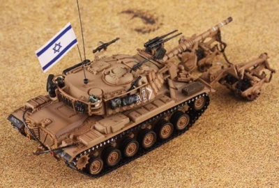 ABS 1/72 Israel Magach 6B IDF M60A1 Tank Model Minesweeper Tank Model Adjustable - Image 1 of 4