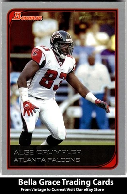 2006 Bowman Alge Crumpler #21 Atlanta Falcons NFL Football - Image 1 of 2