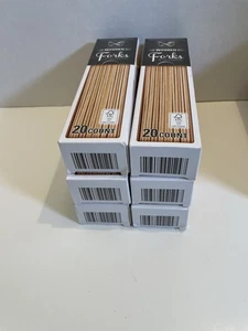 Küchengabeln aus Holz verteilt von LIDL. Menge 6 Kartons 20. 100% Holz - Bild 1 von 3