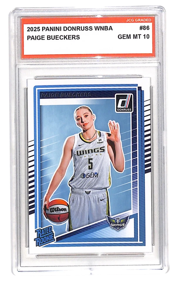 Paige Bueckers 2025 Panini Donruss WNBA #86 新秀 RC 宝石完好 10 — 第 1/1 张图片