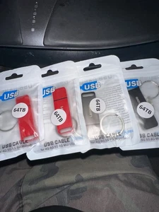 4 X 64TB USB Sticks - Picture 1 of 4