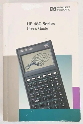 HP 48G Series Graphing Calculator User’s Guide Manual Book 1994, Hewlett Packard - Image 1 of 4