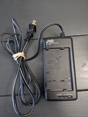 Cargador de batería de videocámara JVC AA-V15 U negro adaptador de corriente alterna Foto 1 de 3