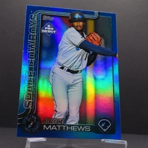 Brice Matthews - 2025 Topps Pro Debut Blue Refractor /150- #PDC-67 - Picture 1 of 2