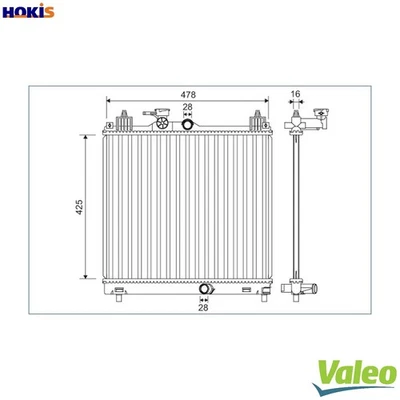 RADIATOR ENGINE COOLING 701138 FOR SUZUKI K12C 1.2L 4cyl IGNIS III - Image 1 of 4
