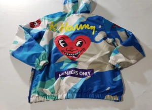 Member Only K. Haring Giacca a vento Uomo M Tokyo Pop Pouch Y2K Streetwear * - Foto 1 di 7
