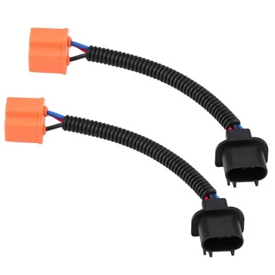 ｀2Pcs H13 9008 To H4 9003 Hb2 Adapter Headlight Conversion Cable Female Led Ligh - Image 1 of 4