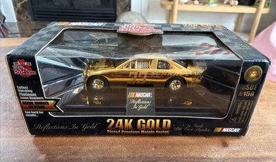 1998 Racing Champions 1/24 diecast Nascar #33 24k. gold plated car Ken Schrader - Image 1 of 4