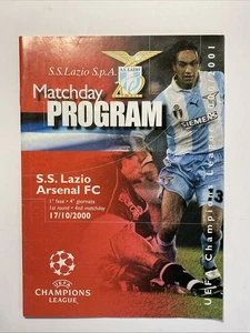 Lazio v Arsenal; Champions League, 17th October 2000 - Picture 1 of 3