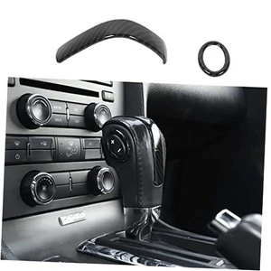 Jimen Compatibile con Ford Mustang 2010-2014, 2pz Pomello Cambio Fibra di Carbonio - Foto 1 di 8