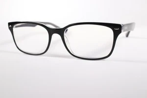 Inoffizielle Brille UNOM 0012 Herren Schwarz Vollrand Kunststoffbrille Brillengestell 53mm - Bild 1 von 4