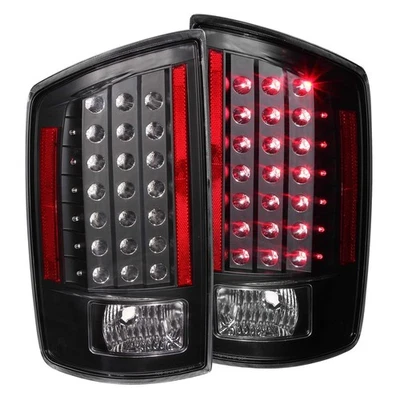 Anzo 311123 Black Clear Lens LED Tail Lights for 06-08 Dodge Ram 1500 2500 3500 Foto 1 de 4