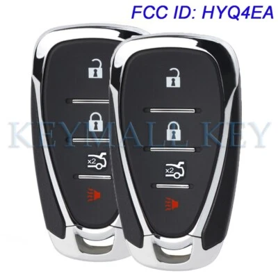 2 HYQ4EA Remote Key Fob for Chevrolet Camaro Cruze Malibu 2016 2017 2018 2019 - Imagem 1 de 4