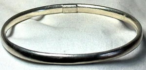 HEAVY STERLING SILVER BANGLE BRACELET IPPOLITA FATO A MANO HAND MADE - FREE SHIP - Picture 1 of 3