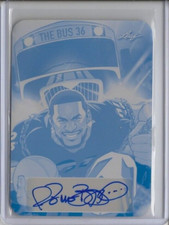 2023 Leaf Vivid Jerome Bettis Anime Nation Auto printing Plate 1/1 Steelers