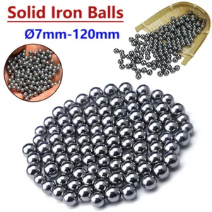 Solid Iron Balls Steel Balls Bearing Rolling Catapult Slingshot Beads Ø7mm-120mm - Picture 1 of 13