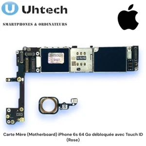 Carte Mère (Motherboard) iPhone 6s 64 Go débloquée avec Touch ID (Rose) - Picture 1 of 4