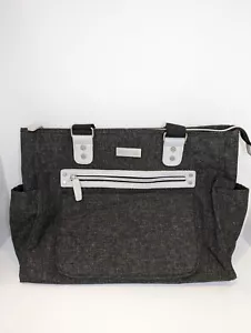 CARTER'S Just One You Dark Heather Gray Fashion Tote Diaper Bag - Picture 1 of 7