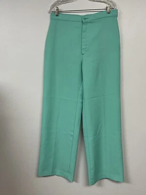 Vintage JC Penny Dress Pants  Woman’s  18  High Rise  USA 80s 90s Mint Green - Image 1 of 4